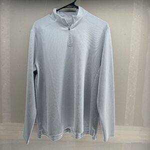 Nike Dri-Fit Womans Standard Fit Size XL 1/4 Zip Pullover Shirt/Jackie Off White